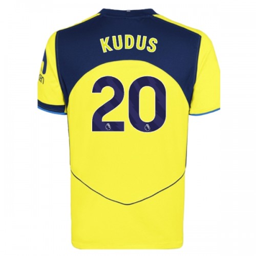 Fotbalový Dres Tottenham Hotspur Kudus 20 Alternativní Dresy 2025-26 Fotbalový Dres Tottenham Hotspur Kudus 20 Alternativní Dresy 2025-26